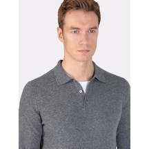 Karaca Erkek Regular Fıt Triko Kazak-koyu Gri 113301200-007 Koyu Gri