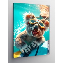 Kanvas Tablo Mutlu Koala 50cmx70cm