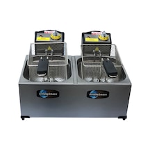 Armeka 5+5 L 6000 W Endüstriyel Elektrikli Fritöz