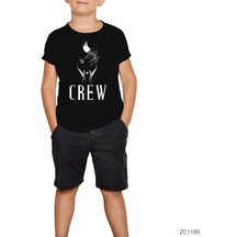 Hayko Cepkin Crew Siyah Çocuk Tişört