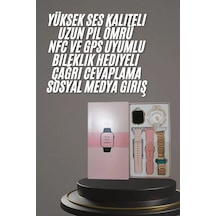 Mey İthalat Yeni Nesil Kadın Akıllı Saat Rose Gold Android Ve İos Uyumlu