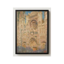 Monet Rouen Katedrali, Akşam Çerçevesiz Poster 30x42 Cm A3 Tablo Empresyonist Duvar Dekoru