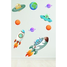 Monsters Sevimli Canavarlar Duvar Sticker 95x50 Cm
