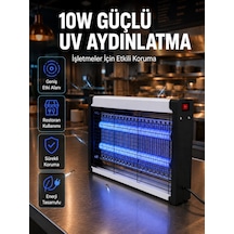Elektrikli Uv Sinek Öldürücü Lamba 10w Sessiz Ve Kimyasalsız Haşere Cihazı