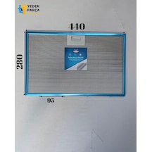 Teka Uyumlu: Nce60 Crıstal 440x280 Mm Aspiratör & Davlumbaz Tel Yağ Filtresi Model: 81455031 44x28 Cm