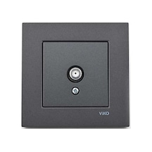 Viko Novella Füme Tv Prizi F Konnektörlü Çerçeveli