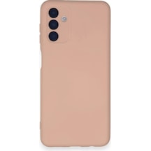 Newface - 890 - Samsung Galaxy A14 4g Kılıf Nano İçi Kadife Silikon - Edntrend - - Pudra