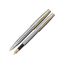 Scrikss 39 Dolma&Tükenmez Kalem Seti Gold Krom