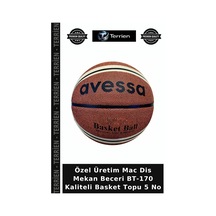 Özel Üretim Mac Dis Mekan Beceri Bt-170 Kaliteli Basket Topu 5 No Çok Renkli