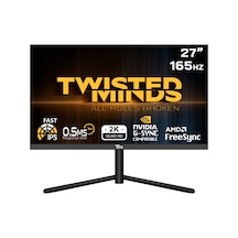 Twısted Mınds 27" TM27QHD165IPS 2K 0,5 MS 165 Hz QHD LED Monitör