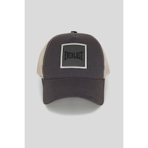 Everlast Trademark Unisex Şapka %100 Pamuk Fileli Spor Şapka Au0025 Antrasit