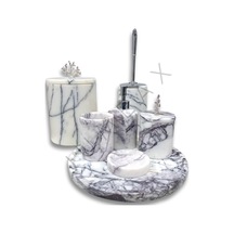Jumeax Hasselt 7 Li Leylak Mermer Banyo Seti Leylak