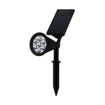 Ct7310b Cata Ct-7310 7 Watt Solar Bahçe Armatürü Beyaz 34cm Siyah
