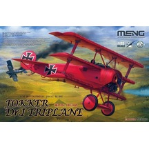 Meng Qs-016 1/32 Ölçek, Fokker Dr.ı Kızıl Baron Üç Kanatlı Savaş Uçağı, Plastik Model Kiti-50744