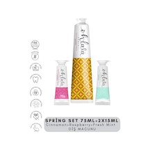 Ohlala Cinnamon 75 Ml + Fresh Mint 15 Ml + Raspberry Mint 15 Ml Spring Set Diş Macunu