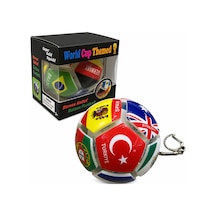 Işıklı Top Klavye Anahtarlık Kırmızı