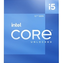 Intel Core İ5 12400F 18Mb 6Çekirdekli Vga Yok 1700P 65W Kutulu+Fa