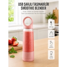 Ev Ofis Ve Seyahat İçin Taşınabilir Smoothie Blender - Lisinya Çok Renkli