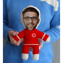 Bk Gift Kişiye Özel Fotoğraflı Ay-yıldız Formalı Bebek Yastık-1, Milli Takım, Bir Oluruz Yolunda