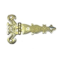 Dekoratif, Sac Tek Kuyruklu Menteşe - 40x68 Mm, Küçük, Sarı, 1 Adet 11147012