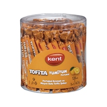 Tofita Yumıyum Portakal 120'li Meyve Sulu Toffe Şeker 804g 8'li Avantaj Paketi Mıchu