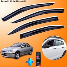 Peugeot 406 Mügen Cam Rüzgarlığı Abs Nikelaj Krom Cam Rüzgarlığı 1995-2005 + Ebrayn 150ml Koku