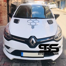 Renault Clio 4 Uyumlu Piano Black Kaput Üstü Havalandırma Izgarası (01) (Sts Oto Aksesuar)