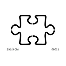 Airbrush Tattoo Yapboz Puzzle 1 Yapışkanlı Stencil Süsleme Ve Boyama Kalıbı