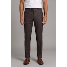 Bisse Vizon Regular Fit Modern Yün Klasik Flanel Pantolon Ppnk23k23201 D08 VİZON