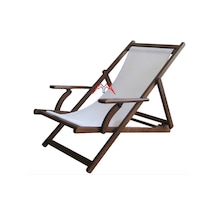 Motoryagmarket Belek Kademeli Ahşap Şezlong Pvc Gerdirme -Dayanıklı Ve Rahat