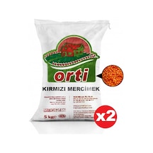 Orti Kırmızı Mercimek 2 x 5 KG