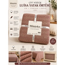 Minteks Home Luisa Çift Kişilik Yatak Örtüsü Kırmızı
