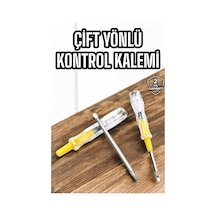 Tek Kontrol Kalemi Nikel Kaplama Çift Başlıklı Test Cihazı Najmaddin