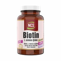 Ncs Biotin 2500 Mcg L Sistein Çinko 120 Tablet
