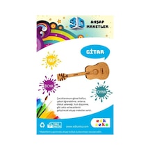 Ahşap Maket Gitar Boya Ve Fırça