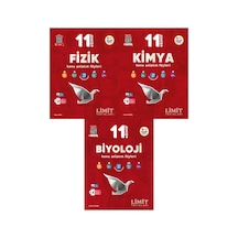 Limit 2027 11. Sınıf Fizik + Kimya + Biyoloji Konu Anlatım Föyleri Seti 3 Kitap Maarif Model
