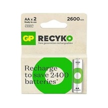 Gp Aa 2600 Mah Şarjlı Kalem Pil 2'li Paket Gp270aahcemtr-2gb