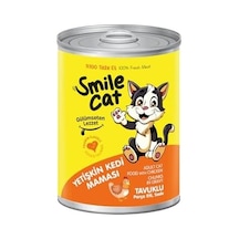 Smile Cat Konserve Yetişkin Kedi 400gr Tavuklu Mama 103 Ivory