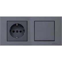 Ovivo Fume Anahtar +Topraklı Priz Set