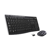 Mk270 Us Qwerty Combo Kablosuz Klavye Ve Fare Seti Siyah Diğer