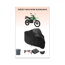 Siyah Mondial X-treme Max 200i Uyumlu Motorsiklet Branda, Motor Örtüsü