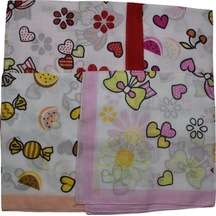 Bandana Çocuk Çiçekli 4 Lü Karışık Desen Çok Renkli