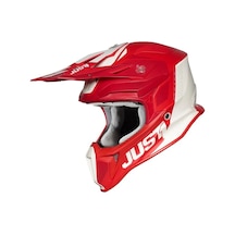 Just1 J18 +mıps Pulsar Kros Kask Kırmızı - Beyaz
