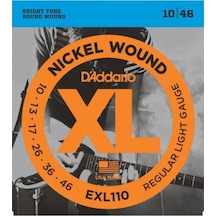 D'addario Exl110 Elektro Gitar Teli 10-46