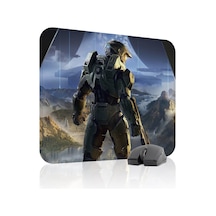 Halo Kaymaz Dikişli Kauçuk Oyuncu Mousepad V3 - 48x40 Xl Gaming Mouse Pad Fare Altlığı
