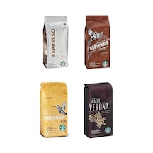 Starbucks Verona, Veranda, Dark Espresso Ve Guatemala Çekirdek Kahve, 4 Adet 250 G