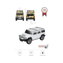 Torima D-48 Beyaz Araba Tasarım Usb/tws/fm Bluetooth Hoparlör Speaker