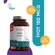 Vitago Premium İyot 150 Mcg İçeren Takviye Edici Gıda 120 Tablet