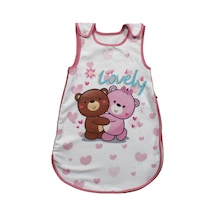 Pembe Ayıcık Baskılı Uyku Tulumu