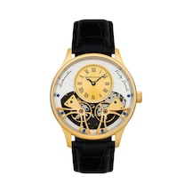 Faraday Double Barrel Es-8179-07 Otomatik Erkek Kol Saati Altın